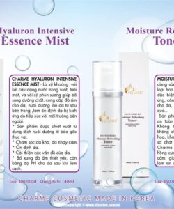 Xịt Khoáng Charme Hyaluaron Intensive Essence Mist 140ml