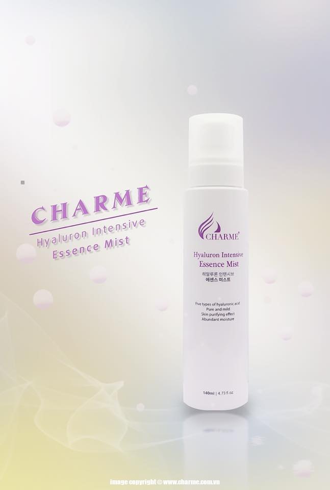 Xịt Khoáng Charme Hyaluaron Intensive Essence Mist 140ml