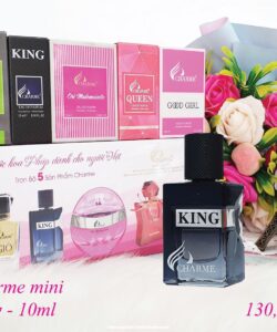 Bộ Set Nước Hoa Charme Mini (5 chai x 10ml)