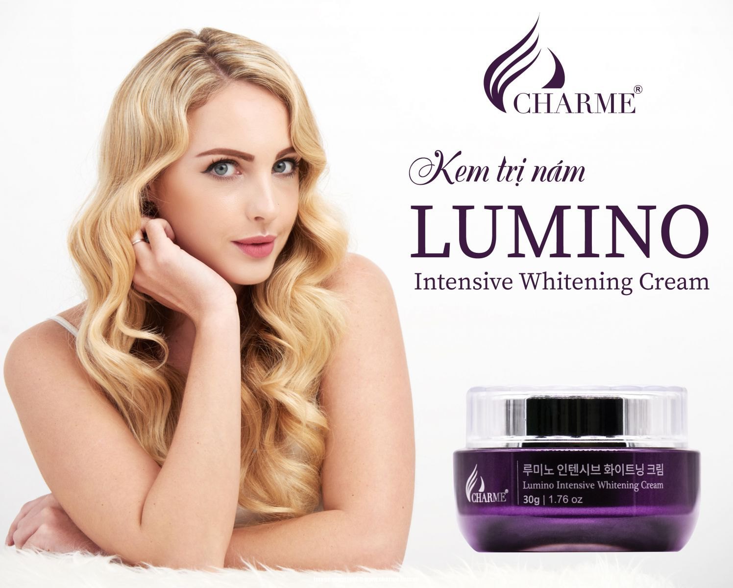Kem Trị Nám & DưỡngTrắng Da Charme Lumino 30G