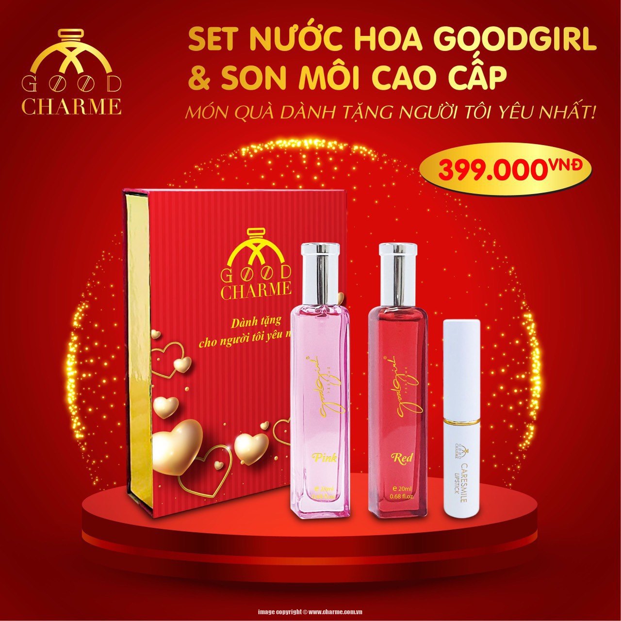 Bộ Gift Set Good Charme 2 Chai Good Girl Perfume 20ml