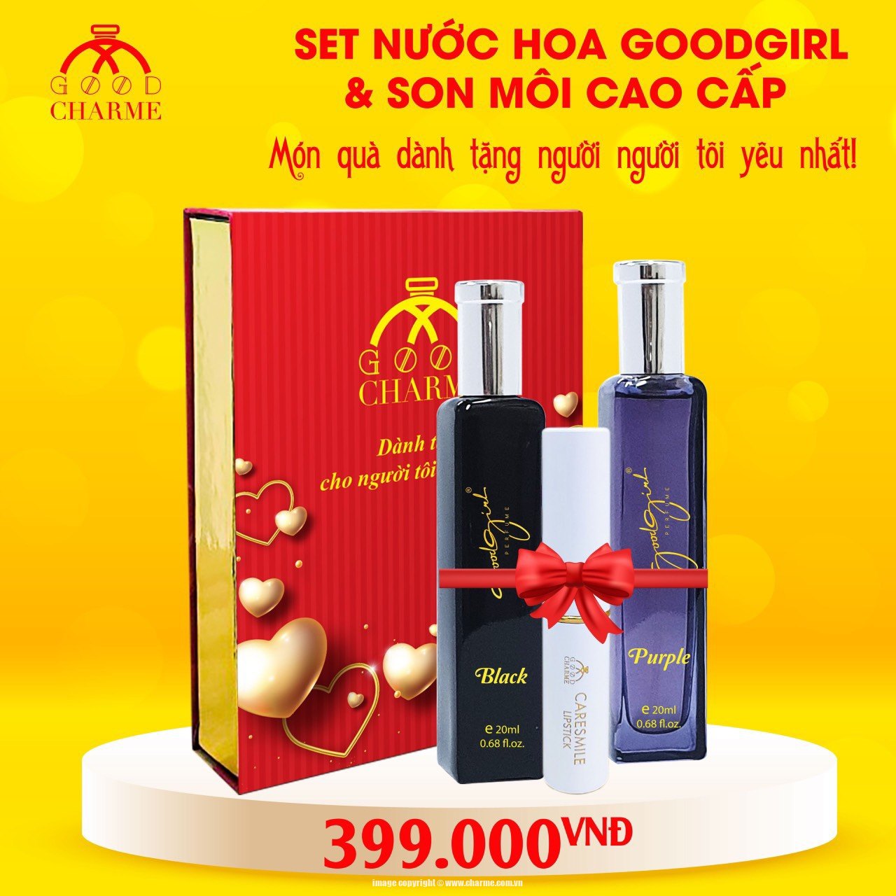 Bộ Gift Set Good Charme 2 Chai Good Girl Perfume 20ml
