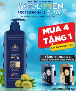 Sữa Tắm Gội Toàn Thân Cho Nam Good Men 600ml (Blue)