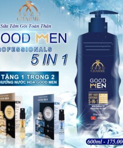 Sữa Tắm Gội Toàn Thân Cho Nam Good Men 600ml (Blue)