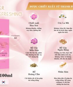 Charme Moisture Refreshing Toner 100ml - Cân Bằng, Dưỡng Da 2 in 1
