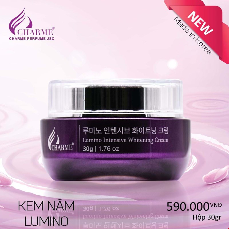 Kem Trị Nám & DưỡngTrắng Da Charme Lumino 30G