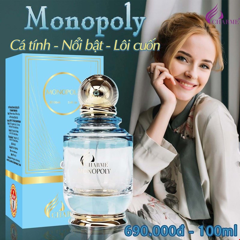 Nước Hoa Nữ Charme Monopoly 100ml