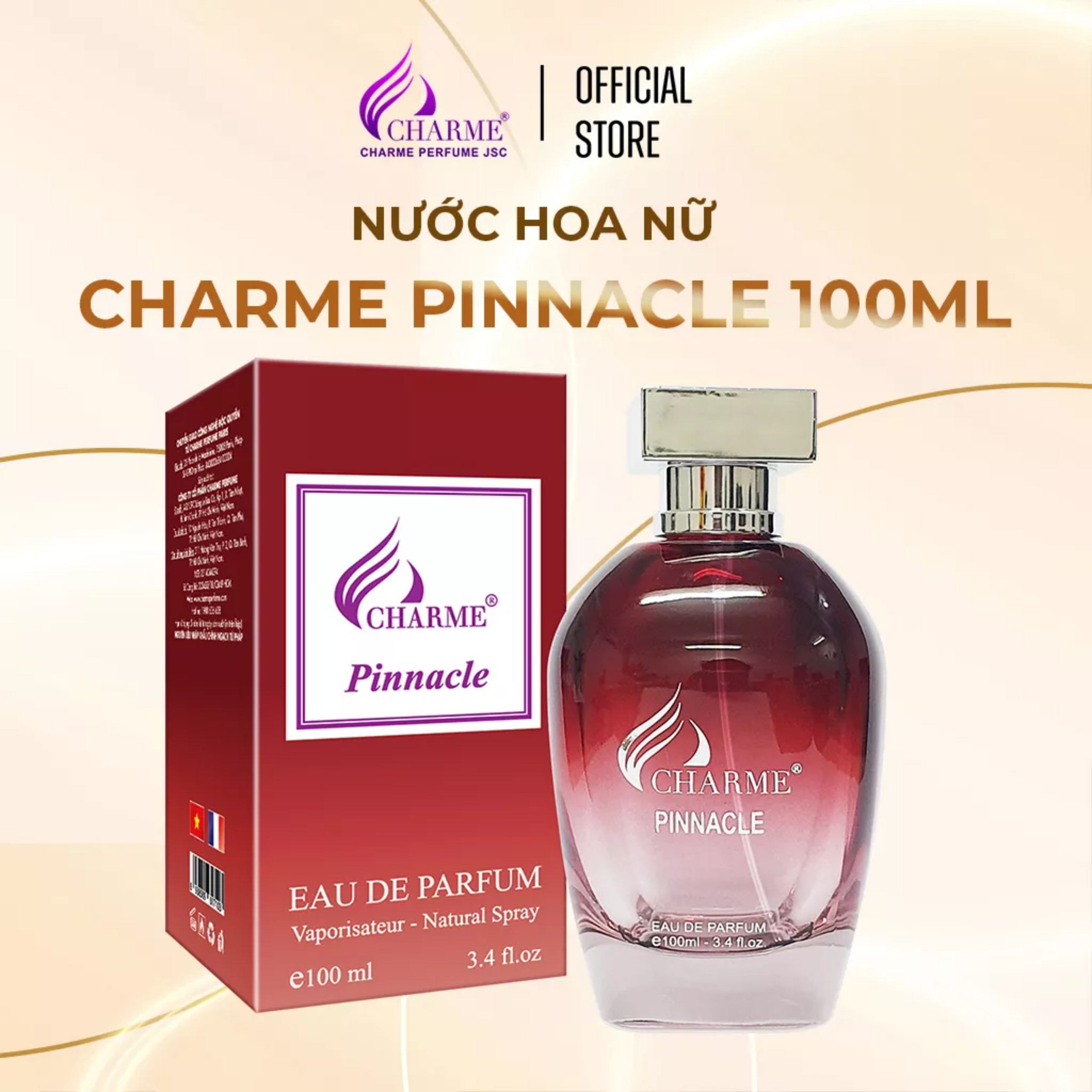 Nước Hoa Nữ Charme Pinnacle 100ml