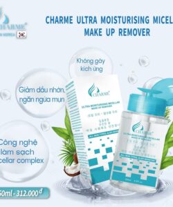 Nước Tẩy Trang Charme Ultra Moisturising Micellar Make Up Remover