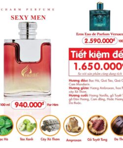Nước Hoa Nam Charme Sexy Men 100ml [Phiên Bản 2025]