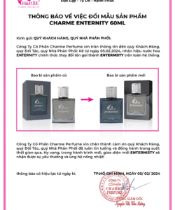 Nước Hoa Nam Charme Enternisty For Men 60ml