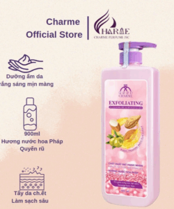 Sữa Tắm Tẩy Tế Bào Da Chết Charme Exfoliating 900ml