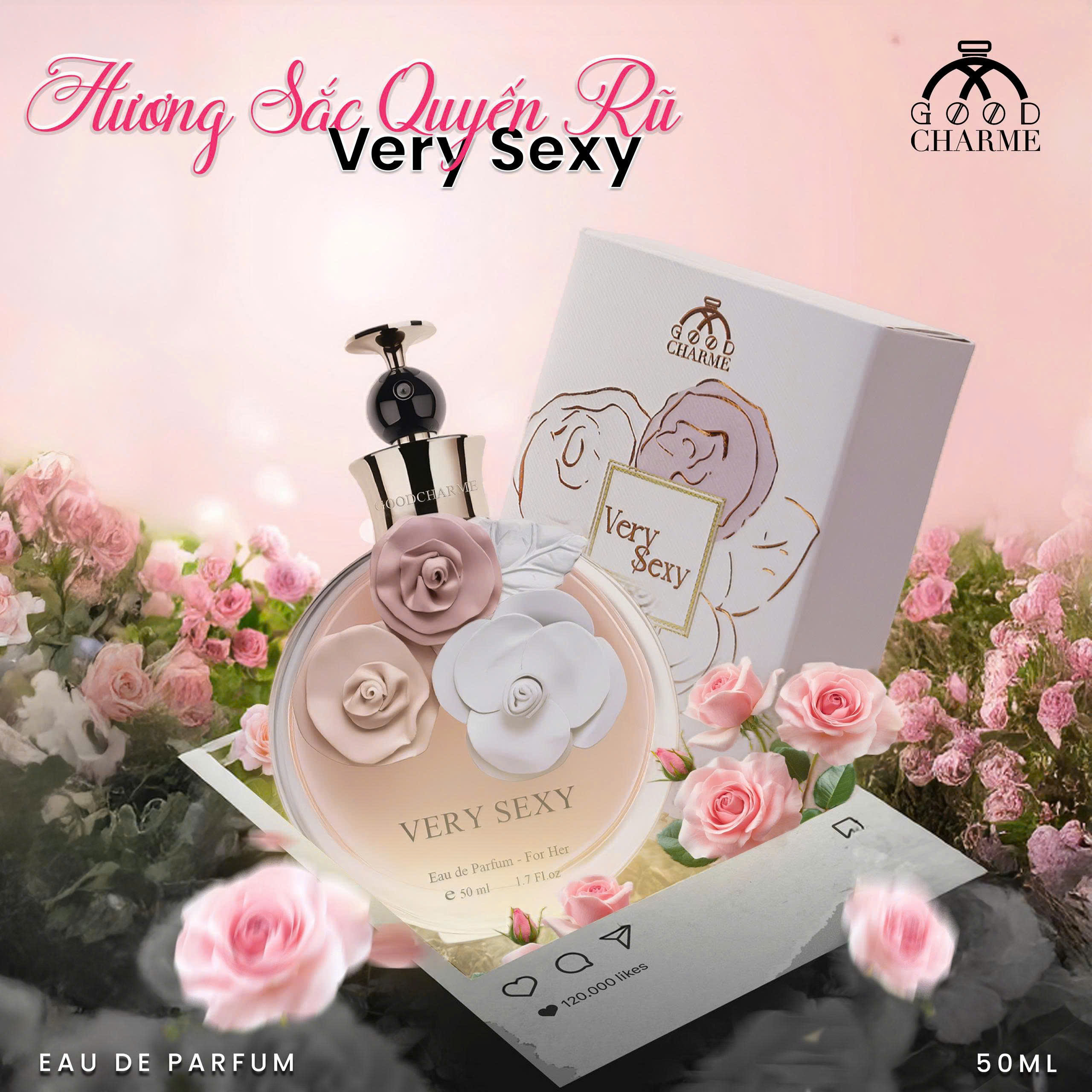 Hình ảnh cho Nước hoa Nữ Good Charme Very Sexy 50ml