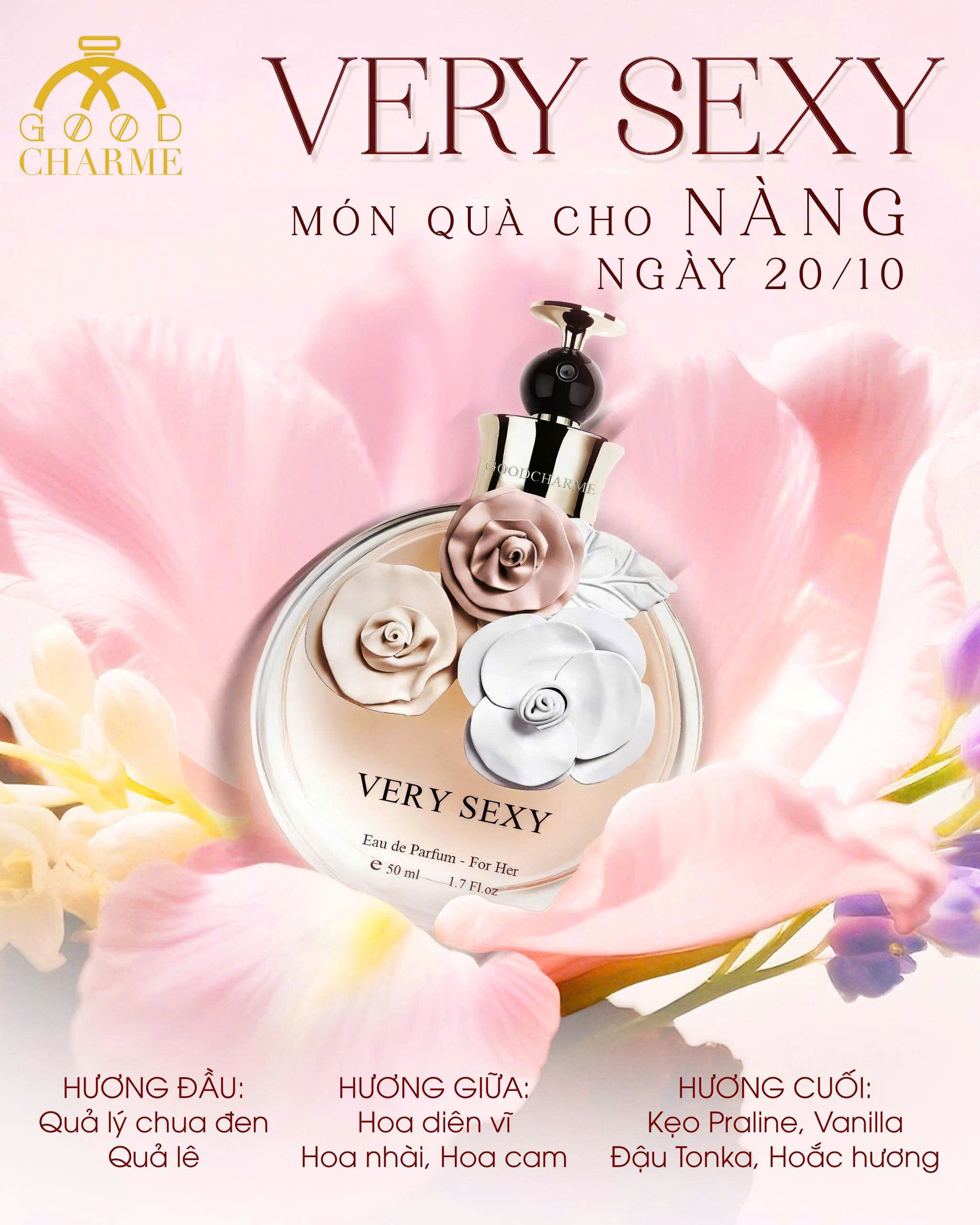 Hình ảnh cho Nước hoa Nữ Good Charme Very Sexy 50ml