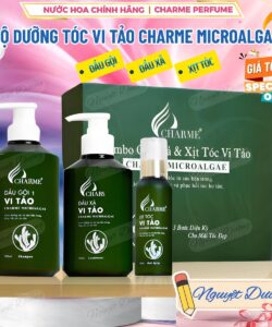 Hình ảnh cho Trọn Bộ Chăm Sóc Tóc Vi Tảo Charme Microalgae - Combo Gội, Xả, Xịt Dưỡng 3 Bước Chuyên Sâu