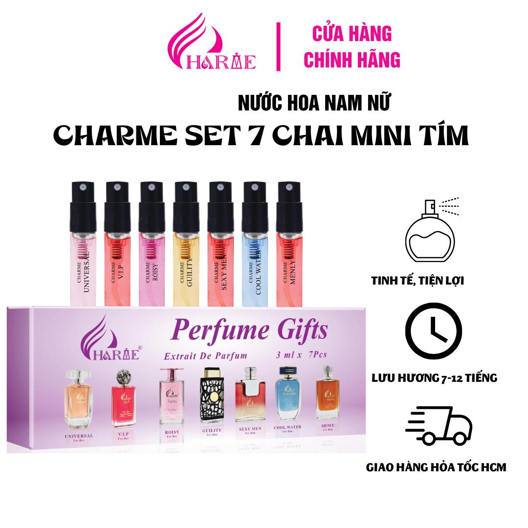 Set Kit Test Nước Hoa Charme Mini 3ml x 7pcs