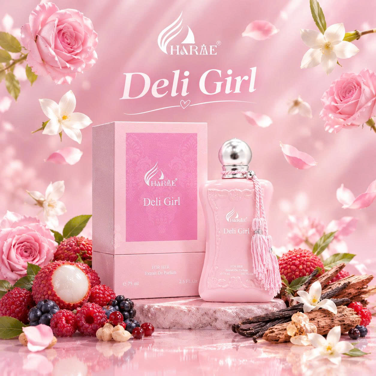 Hình ảnh cho Nước hoa nữ Charme Deli Girl 75ml